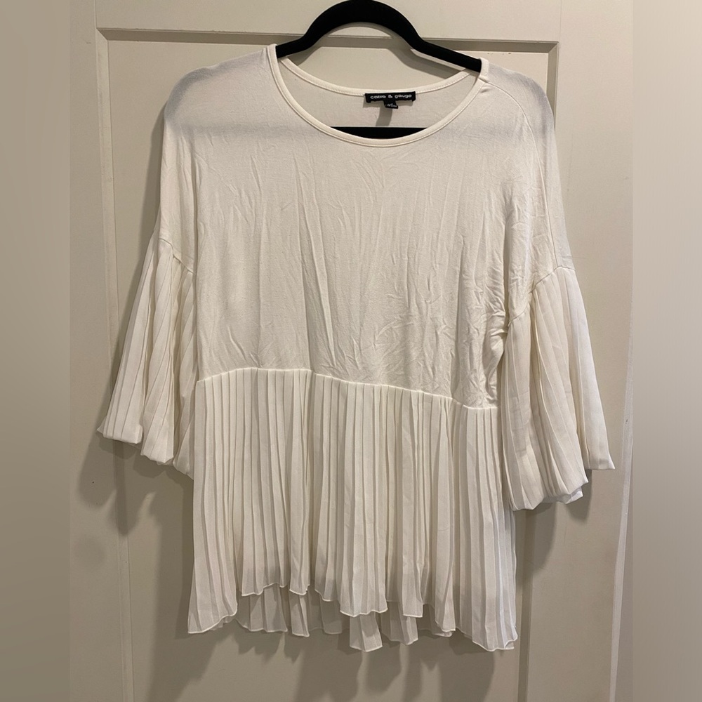 White dress top